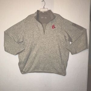 Men’s Antigua 1/4 Zip Pullover Fleece Boston‎ Red Sox Size 2XL Jacket